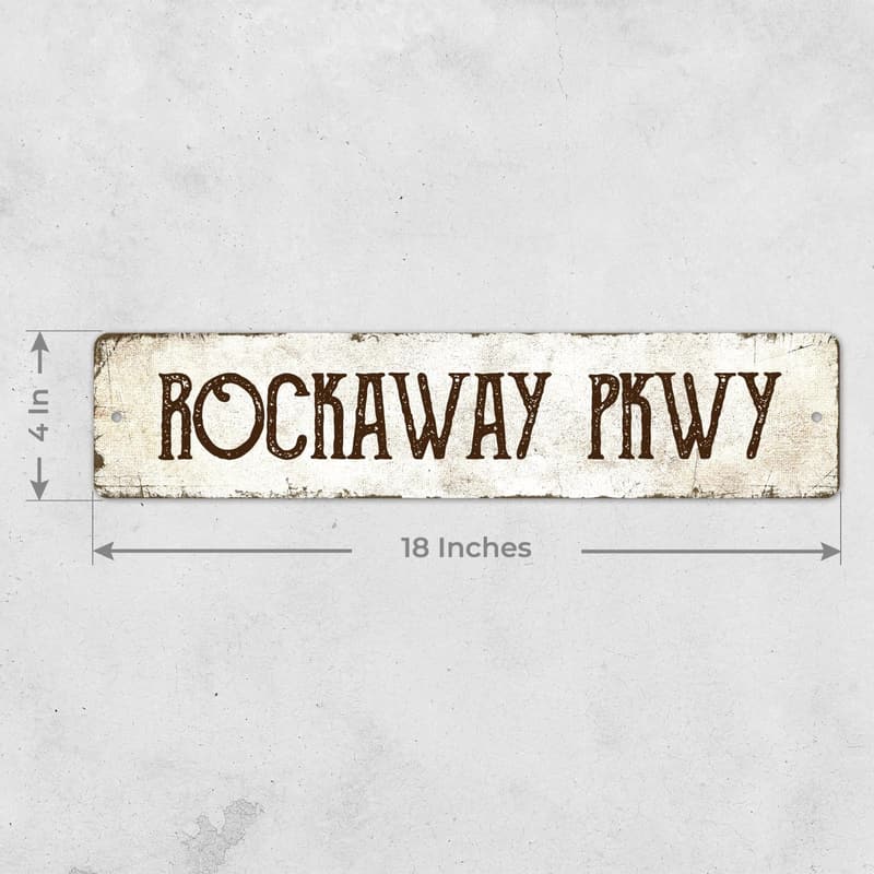 Personalized Rustic Metal Sign for Dad – 4x18 Inches, Fade Resistant