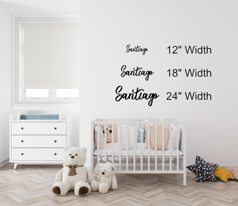 Custom Laser-Cut Wood Sign - Choose Font, Size & 3 Lines
