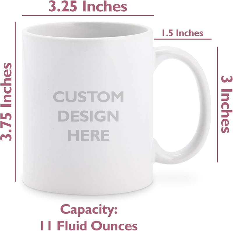 Personalized Long-Distance Coffee Mug – Choose 4 States, 11 oz