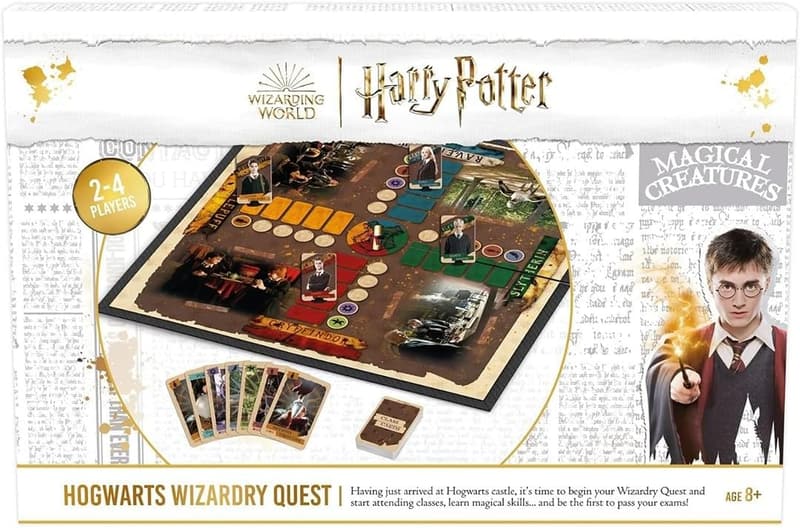 Harry Potter Hogwarts Wizardry Quest Board Game for Kids, Ages 8+