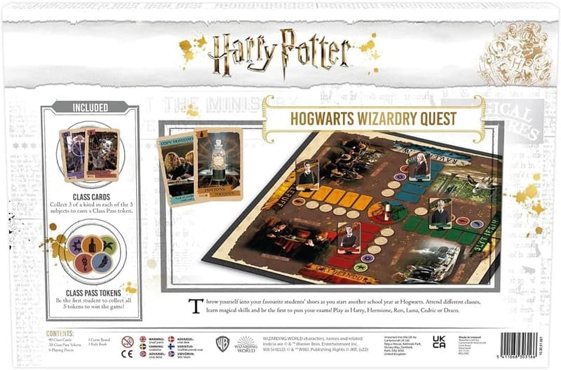 Harry Potter Hogwarts Wizardry Quest Board Game for Kids, Ages 8+