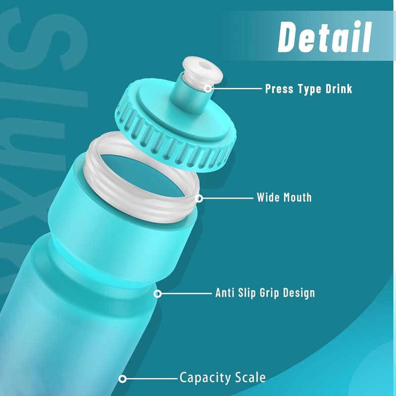 32oz BPA-Free Cycling Water Bottles - 2-Pack