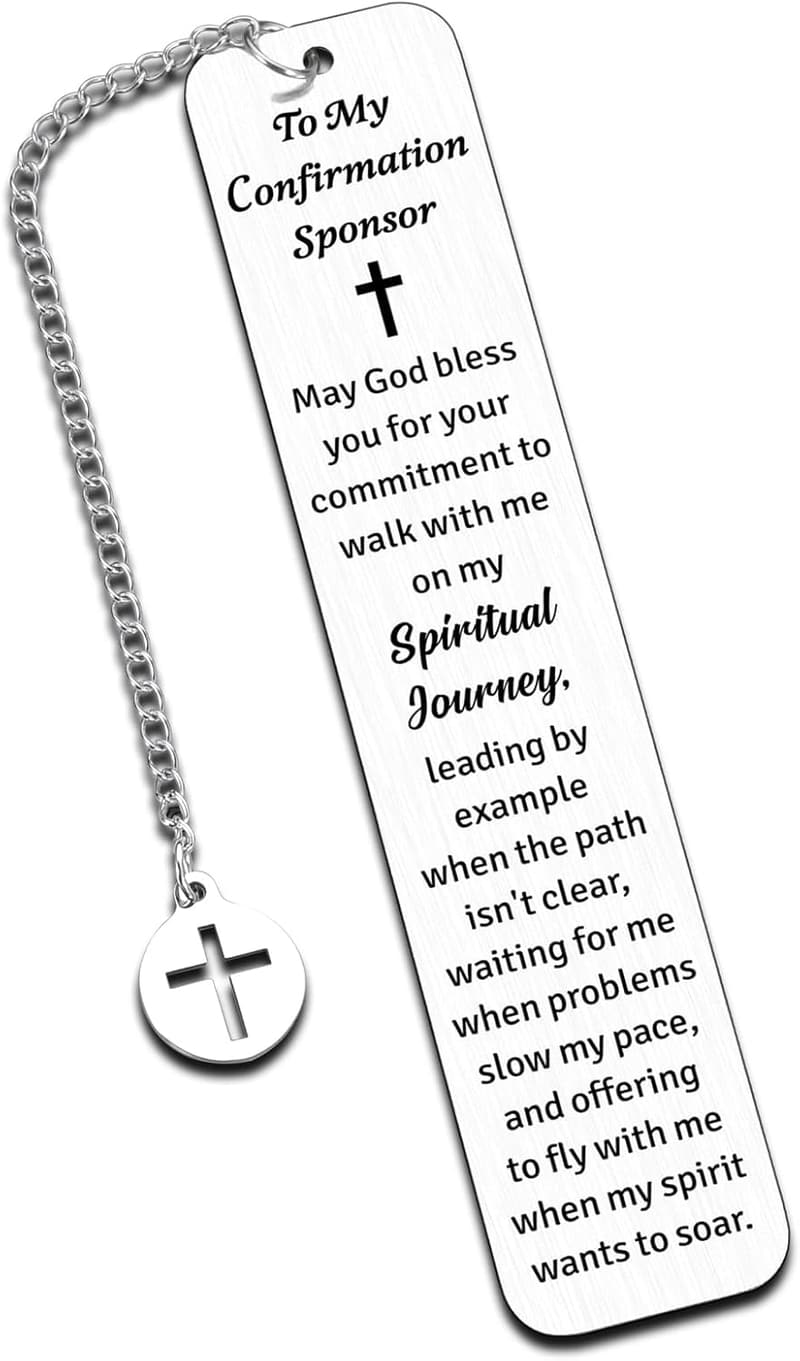 Christian Confirmation Bookmark – Sponsor Appreciation Gift