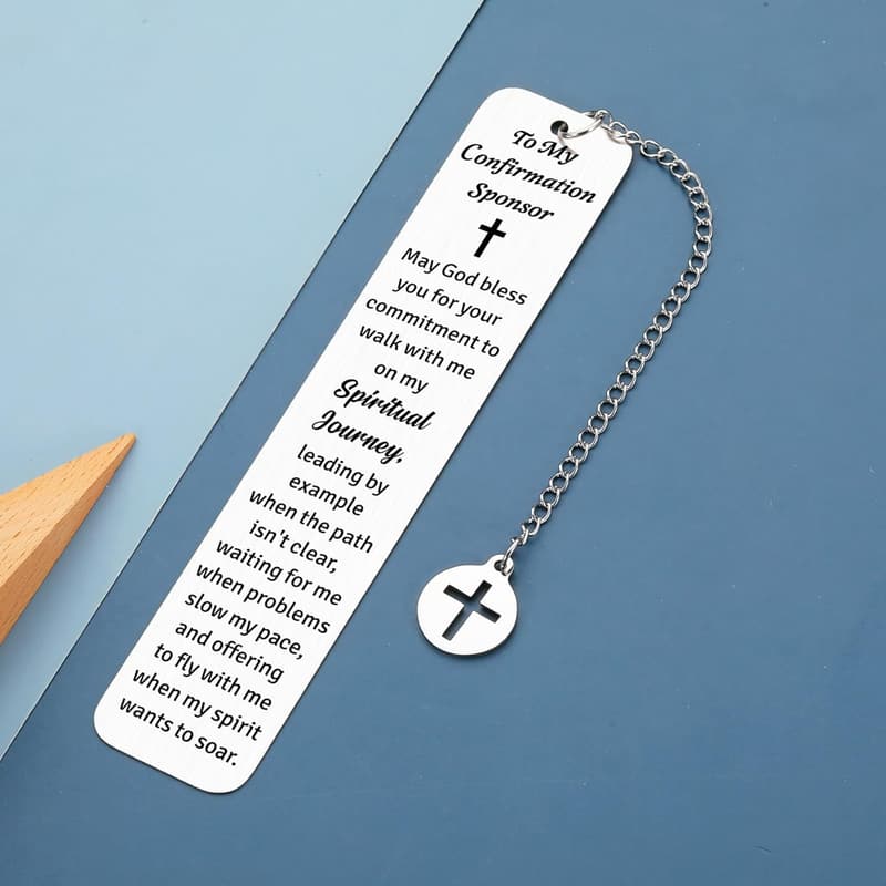Christian Confirmation Bookmark – Sponsor Appreciation Gift