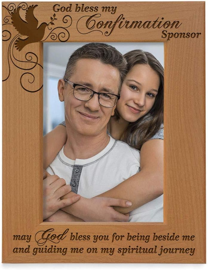 Confirmation Sponsor Picture Frame - 4x6 Vertical