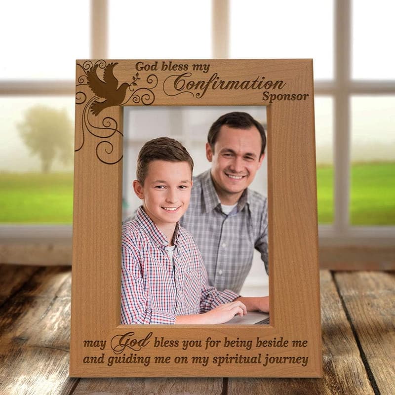 Confirmation Sponsor Picture Frame - 4x6 Vertical