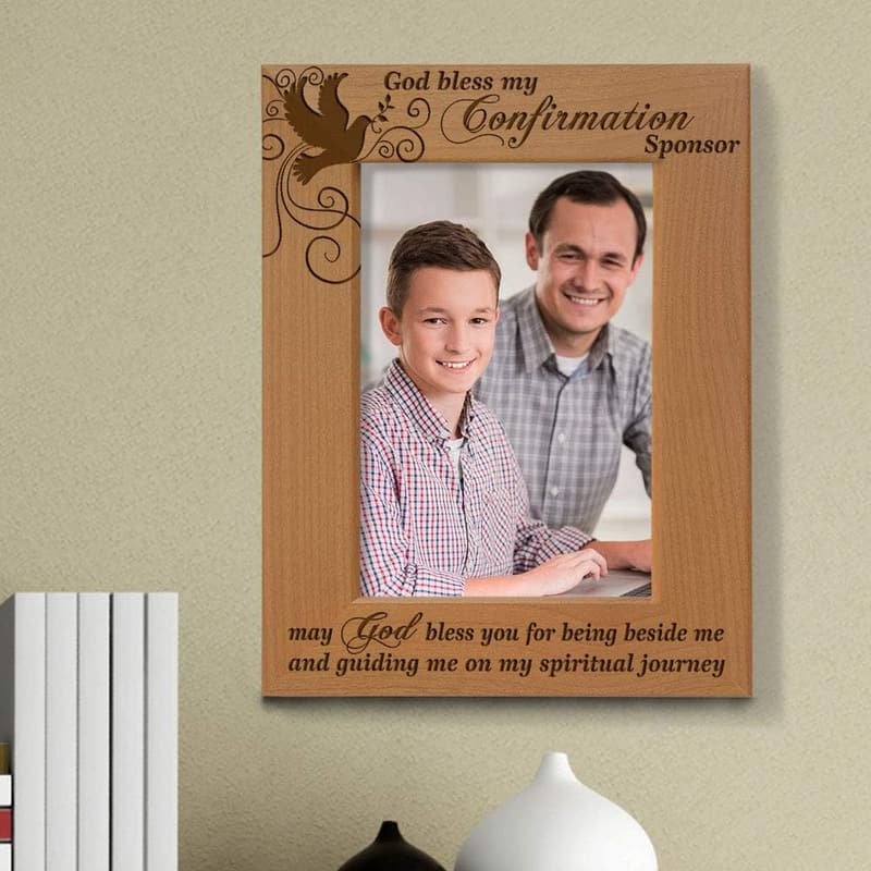 Confirmation Sponsor Picture Frame - 4x6 Vertical