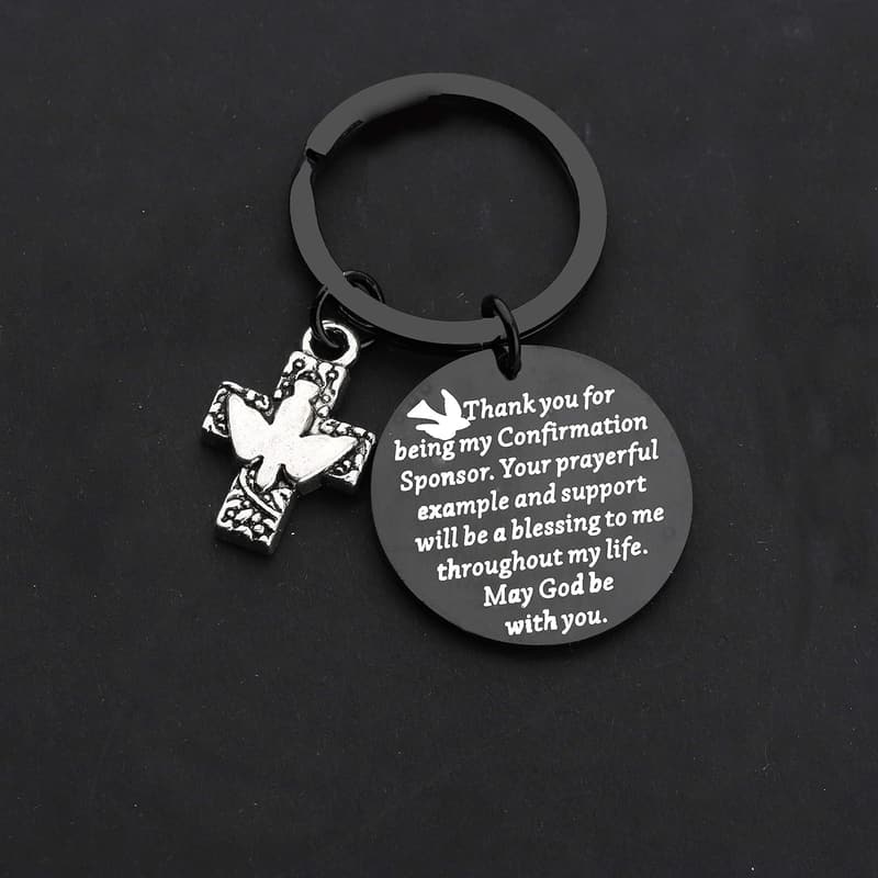 Sponsor Keychain - Thank You Gift for Confirmation