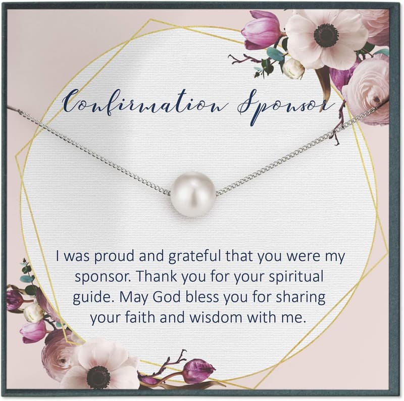 Goddaughter Birthday Gift: Pearl Necklace for Godmother