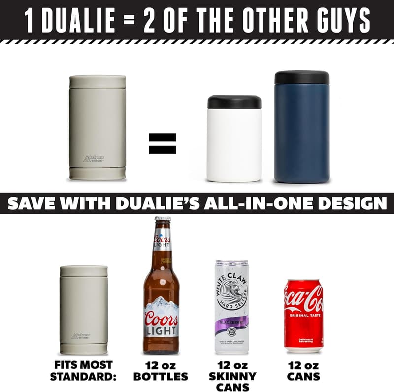 Universal 3-in-1 Insulated Can Cooler - 15+ Colors
