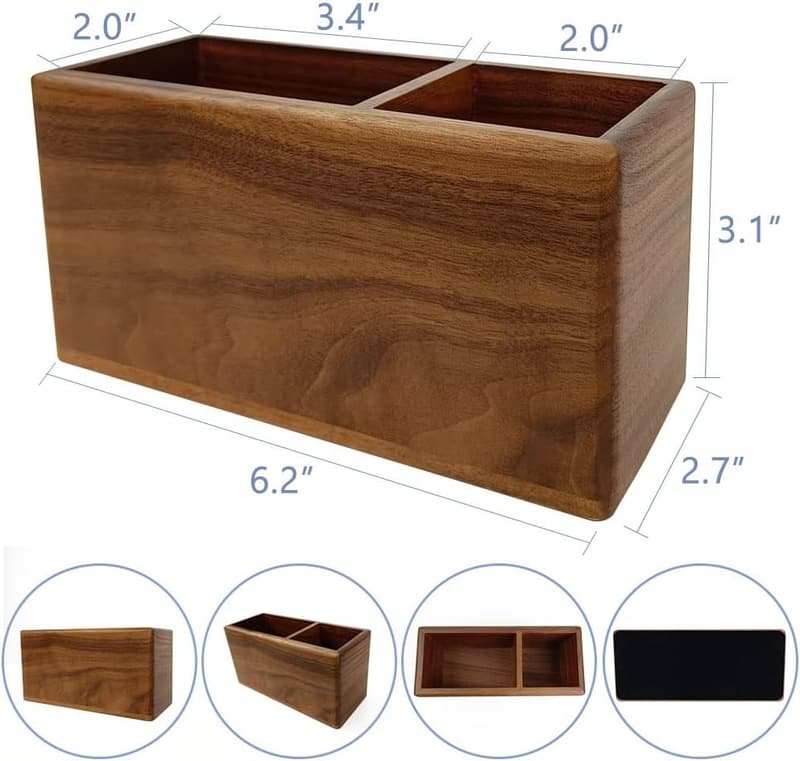 Personalized Wooden Pen Holder for Teacher Appreciation Gifts