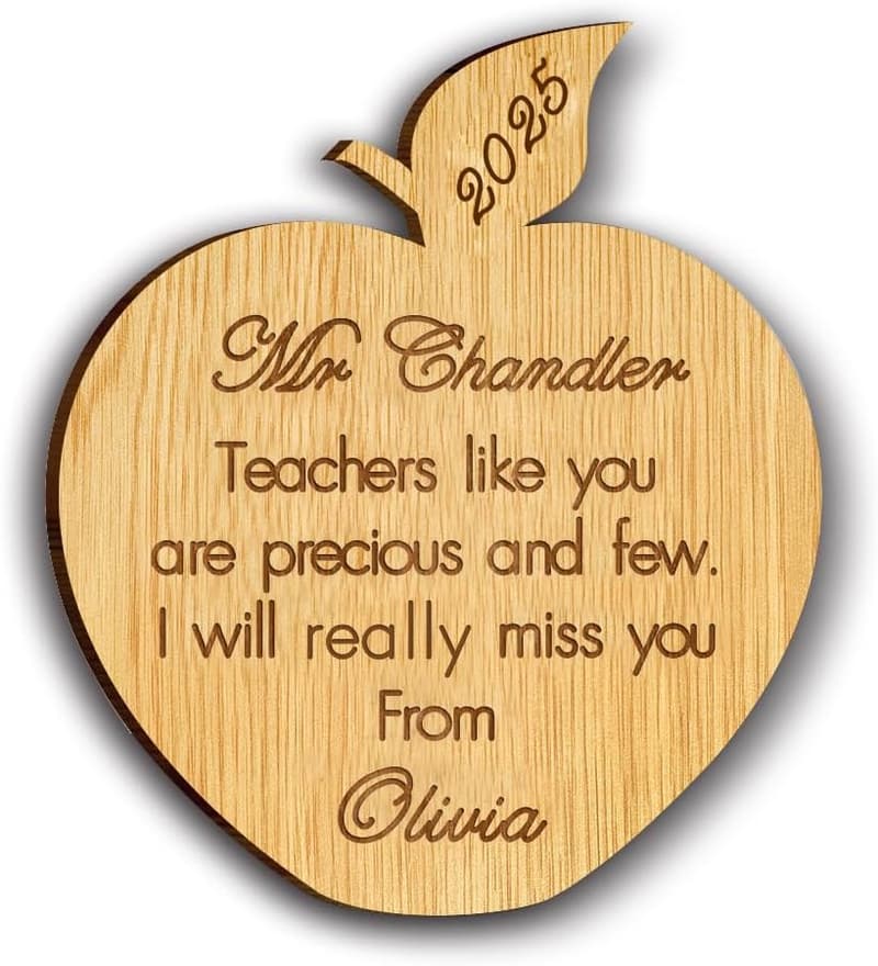 Teacher Appreciation Custom Wooden Fridge Magnets
