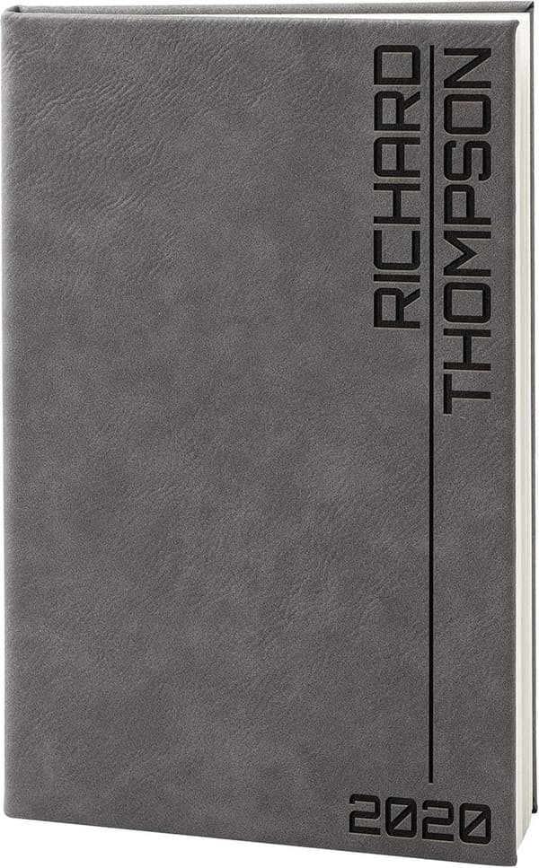 Personalized A5 Leather Journal for Men - Engraved Gift