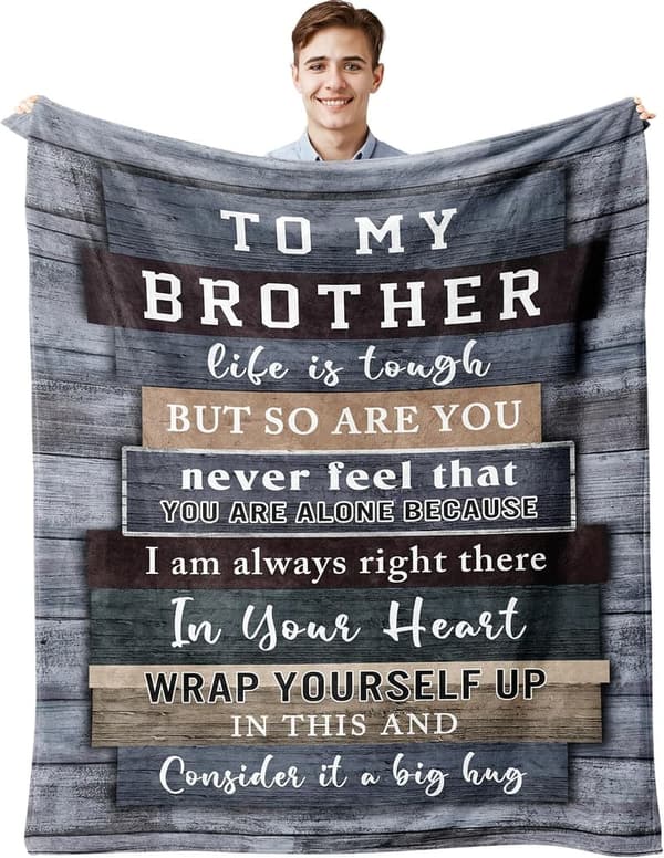Birthday Blanket for Brother - 60
