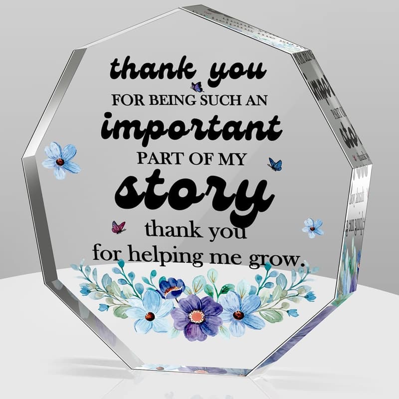 Teacher Appreciation Acrylic Signs and Plaques Gift Set