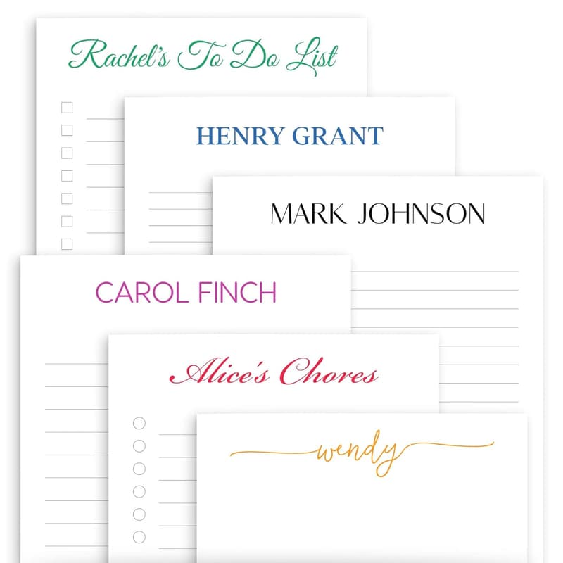 Custom Notepad - Personalized Memo Pad for Office Use