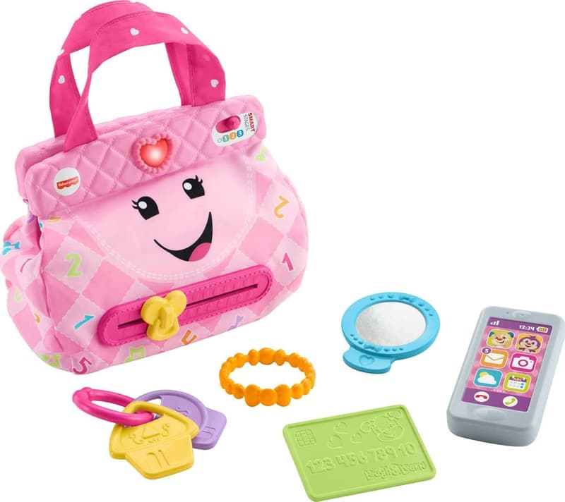 Fisher-Price My Smart Purse Toy for Infants with Lights & Songs