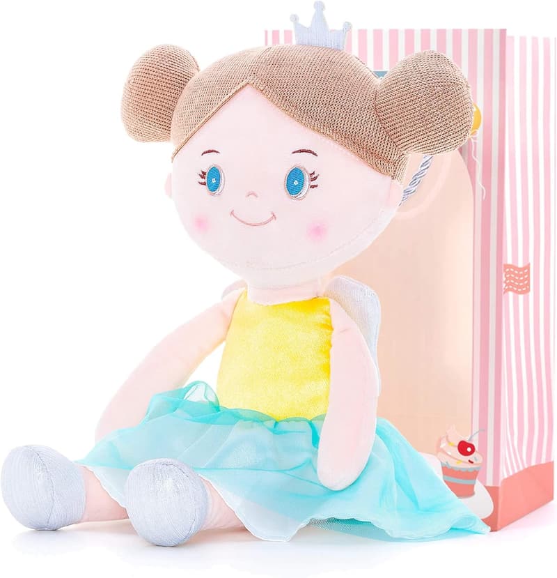 Baby Girl Gift: Gloveleya Soft Stuffed Doll, 15