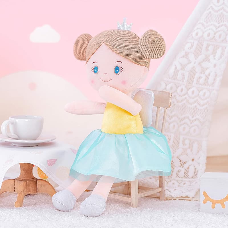 Baby Girl Gift: Gloveleya Soft Stuffed Doll, 15