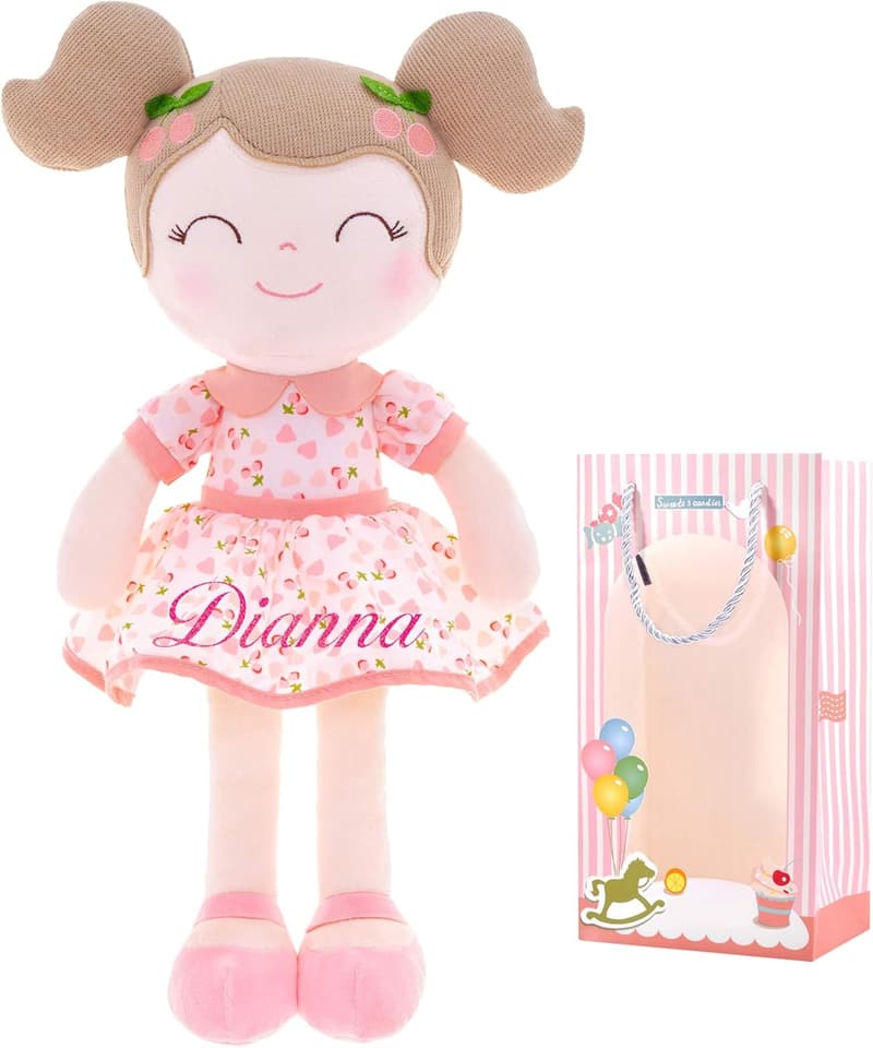 Personalized Pink Doll - Baby Girl Gift 16