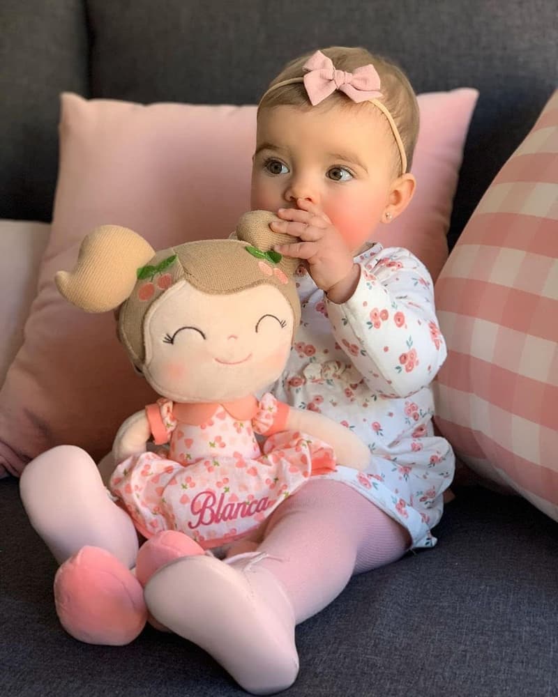 Personalized Pink Doll - Baby Girl Gift 16