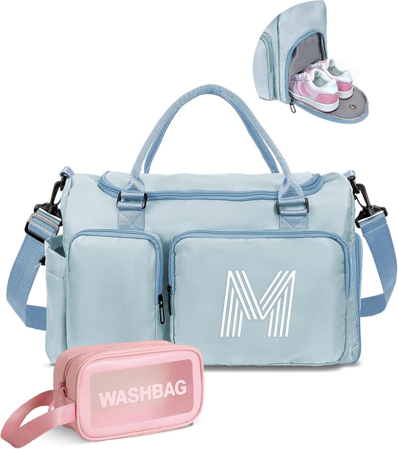 Personalized Initial Gym Bag for Girls (10-12)