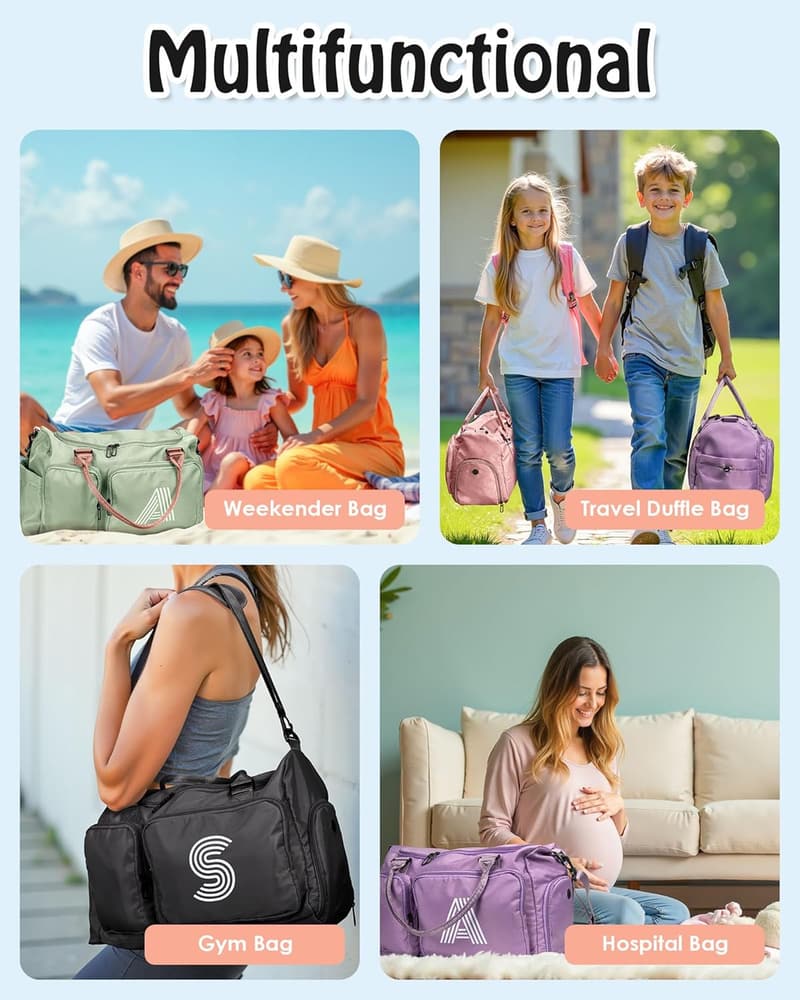 Personalized Initial Gym Bag for Girls (10-12)