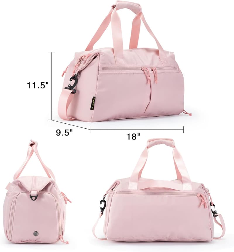 Versatile Weekender Duffel Bag with Shoe Compartment