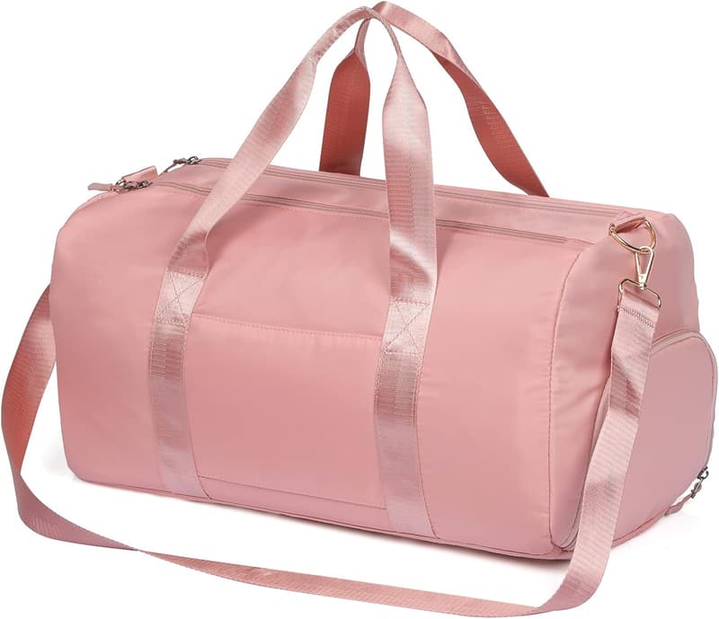 Women's Sports Duffle Bag with Wet Pocket & Shoe Compartment