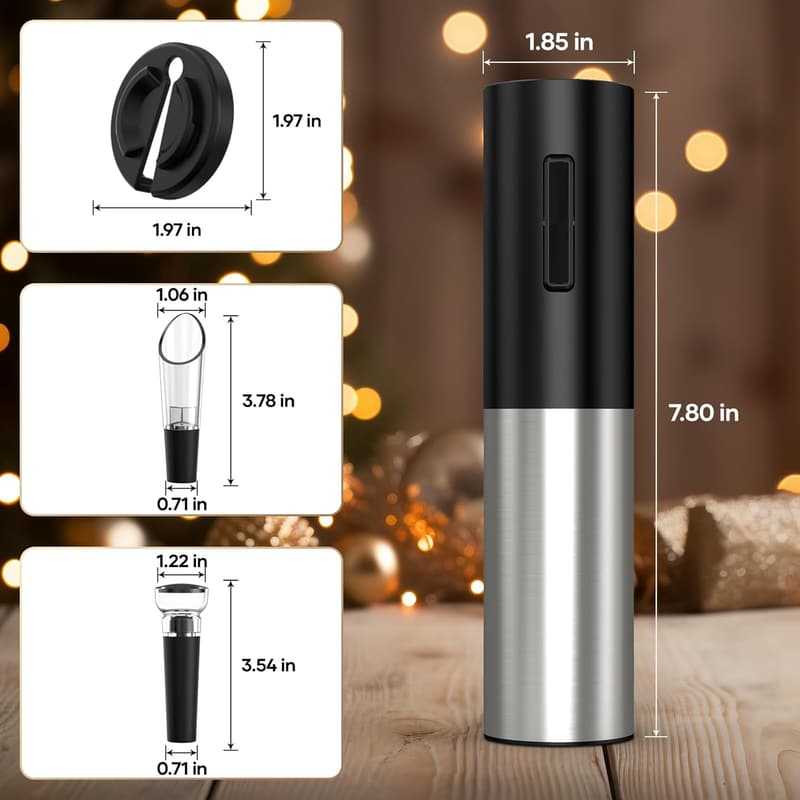 Rechargeable Electric Wine Opener Set for Home and Parties