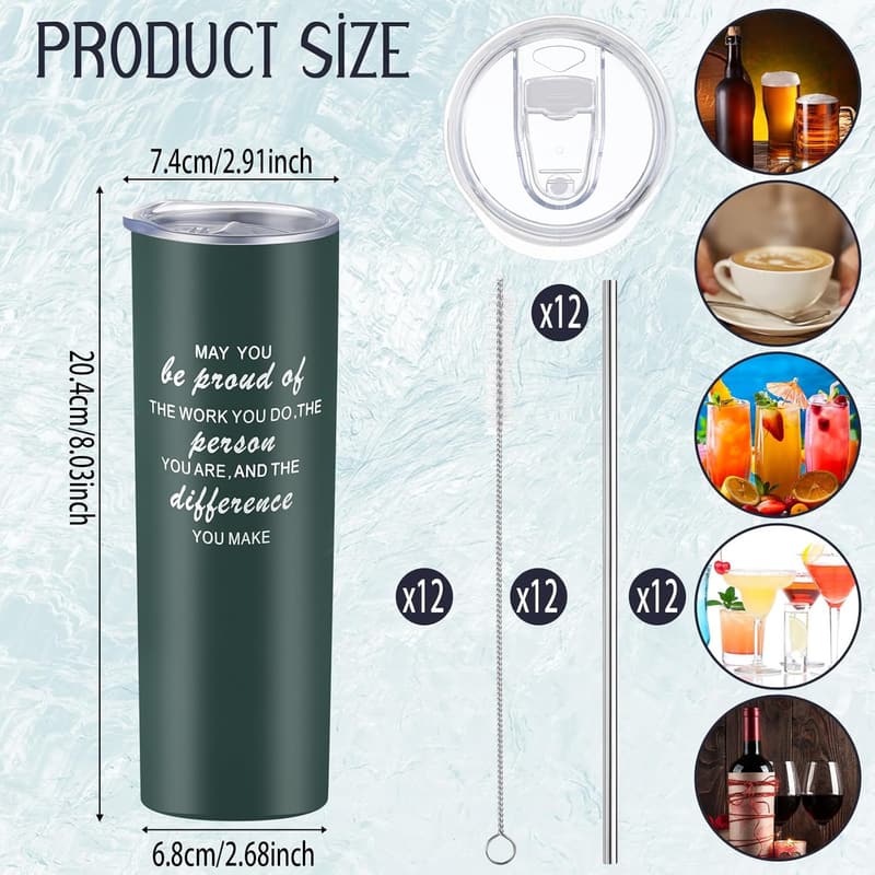 Inspirational 20oz Stainless Steel Travel Tumblers for All