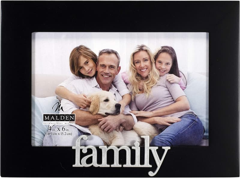 Family Expressions Black Picture Frame, 4x6