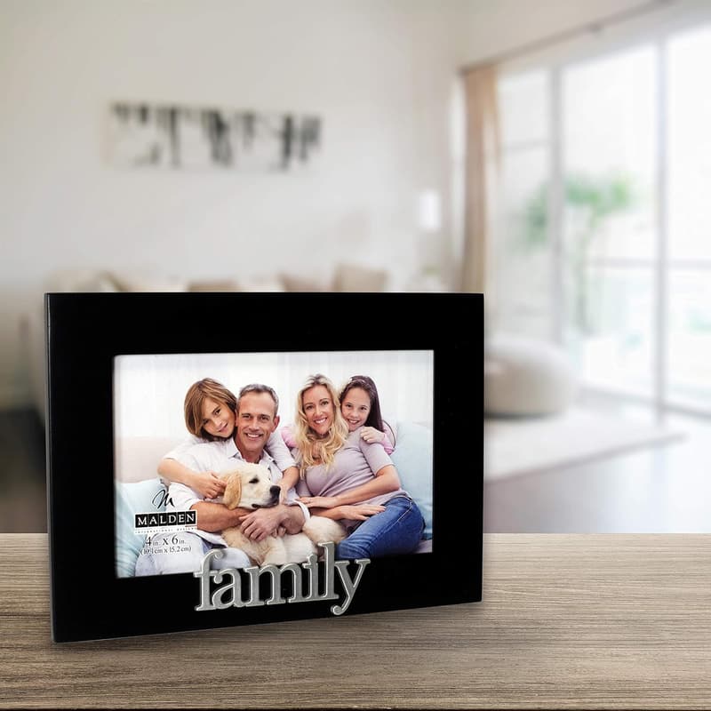 Family Expressions Black Picture Frame, 4x6