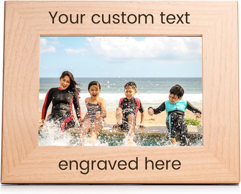 Personalized Hardwood Picture Frame for Mother's Day