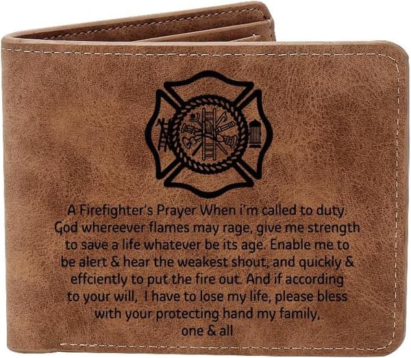 Personalized Engraved Leather Wallet for Graduates