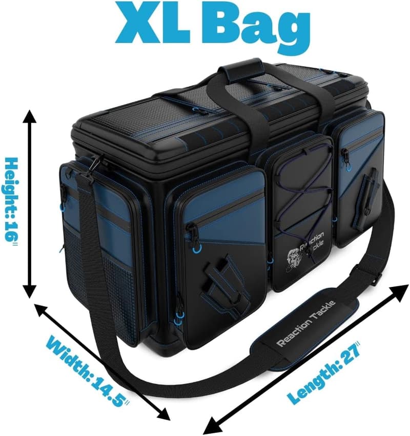 Saltwater Resistant Fishing Tackle Bag - 1000D PVC Organizer