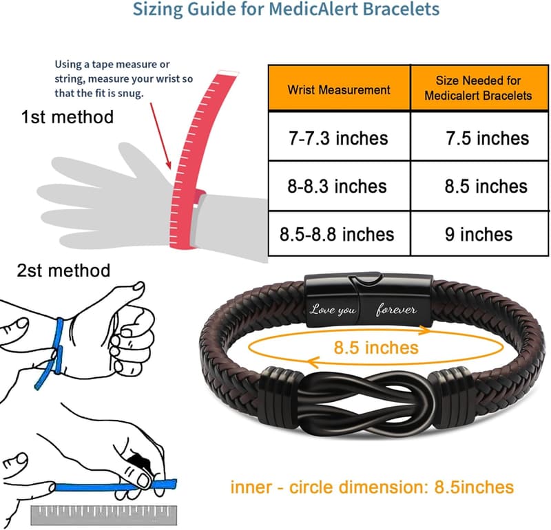 Men's Brown Leather Knot Bracelet - Forever Linked Gift