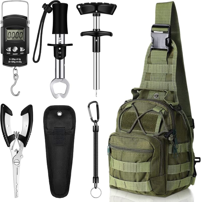 Fishing Tool Kit Backpack with Pliers and Accessories