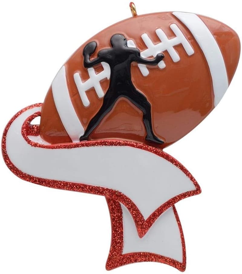 Personalized Football Player Ornament - Gift for Sports Fans