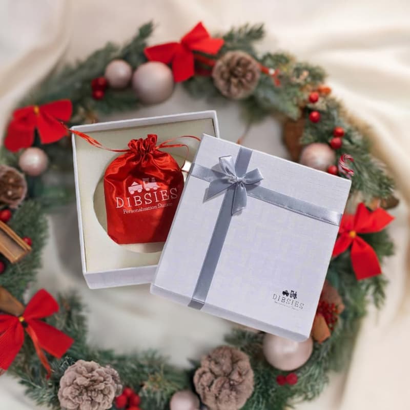 Football Santa Hat Christmas Ornament with Personalization