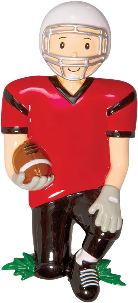 Personalized Football Lover's Christmas Ornament 2024