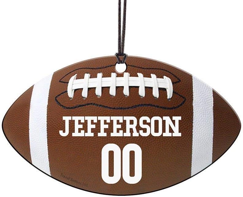 Personalized American Football Hanging Acrylic Decoration