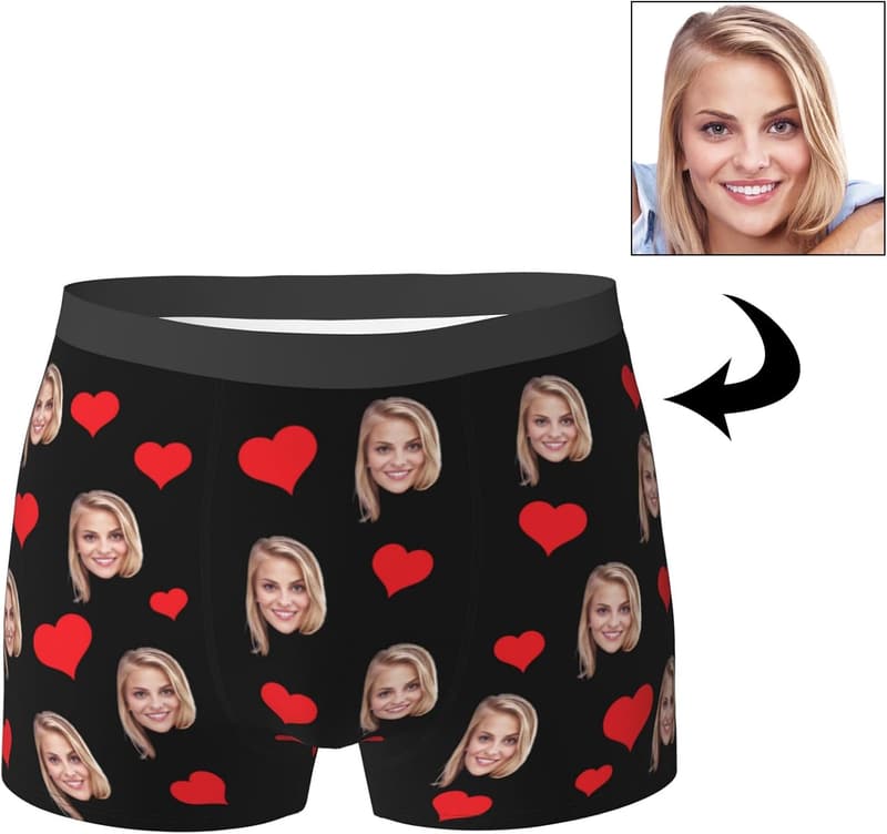 Personalized Funny Boxers for Men - Custom Gift for Him