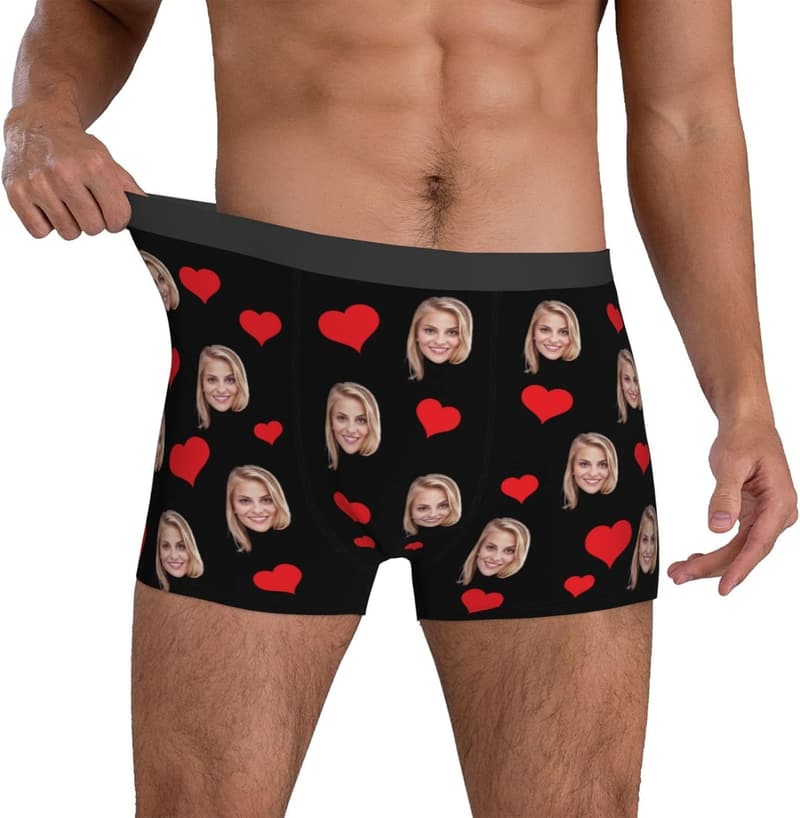 Personalized Funny Boxers for Men - Custom Gift for Him