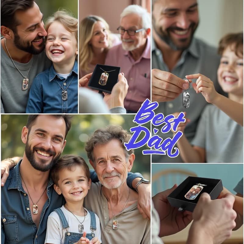 Personalized Photo Keychain Gift for Valentine's Day