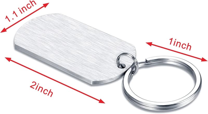 Inspirational Keychain for Men with Motivational Quotes
