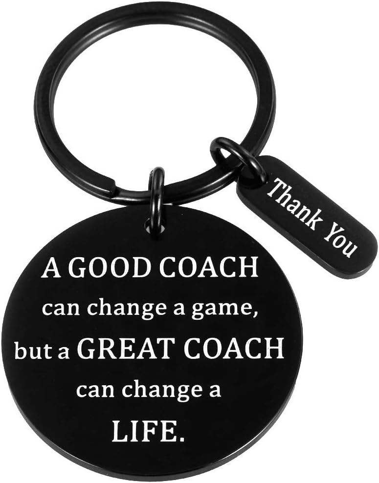 Thank You Keychain for Coaches - Football/Soccer/Basketball