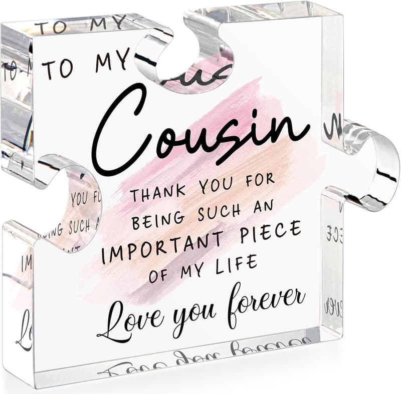 Best Cousin Ever Paperweight – Thoughtful Gift for Women