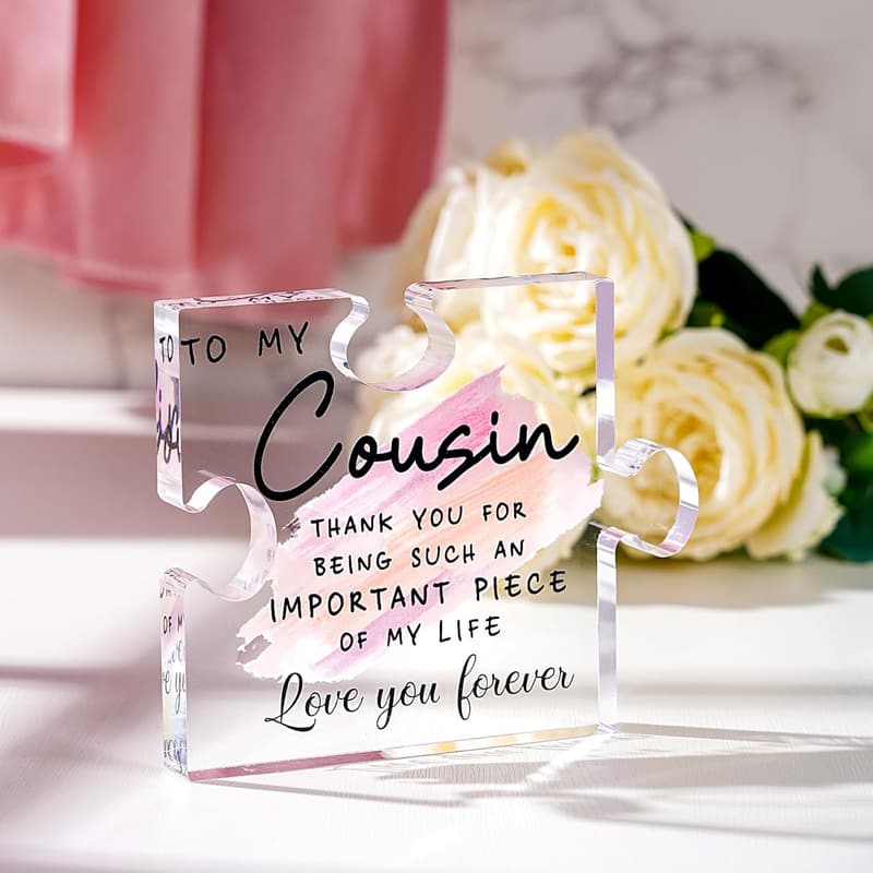 Best Cousin Ever Paperweight – Thoughtful Gift for Women