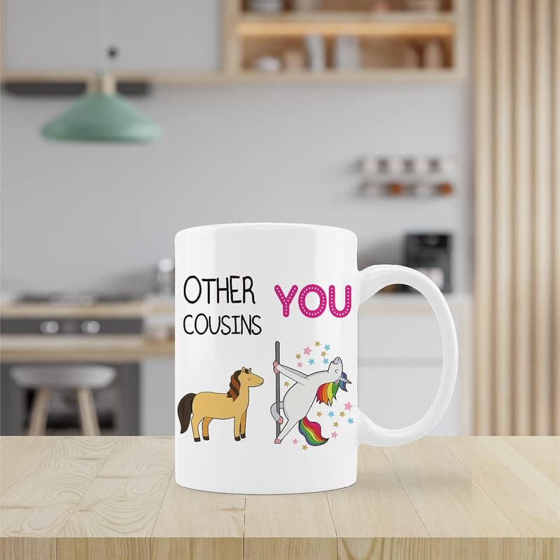 Cousin Birthday Gift - 11oz Coffee Mug for Men & Women